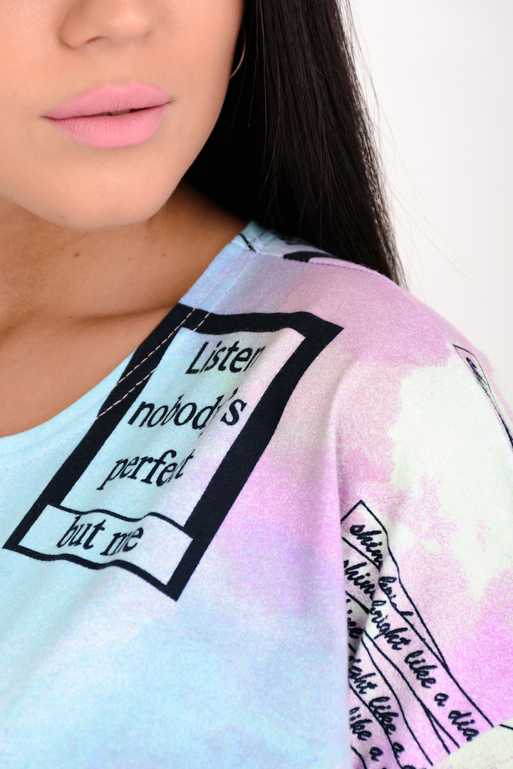 Фото товара 21215, хлопковая туника тай дай